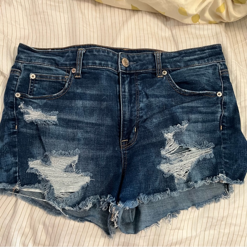 American Eagle High Rise Denim Next-Level Stretch Shorts